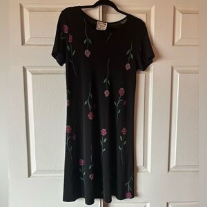 Dressing Clio Black Floral Dress L
